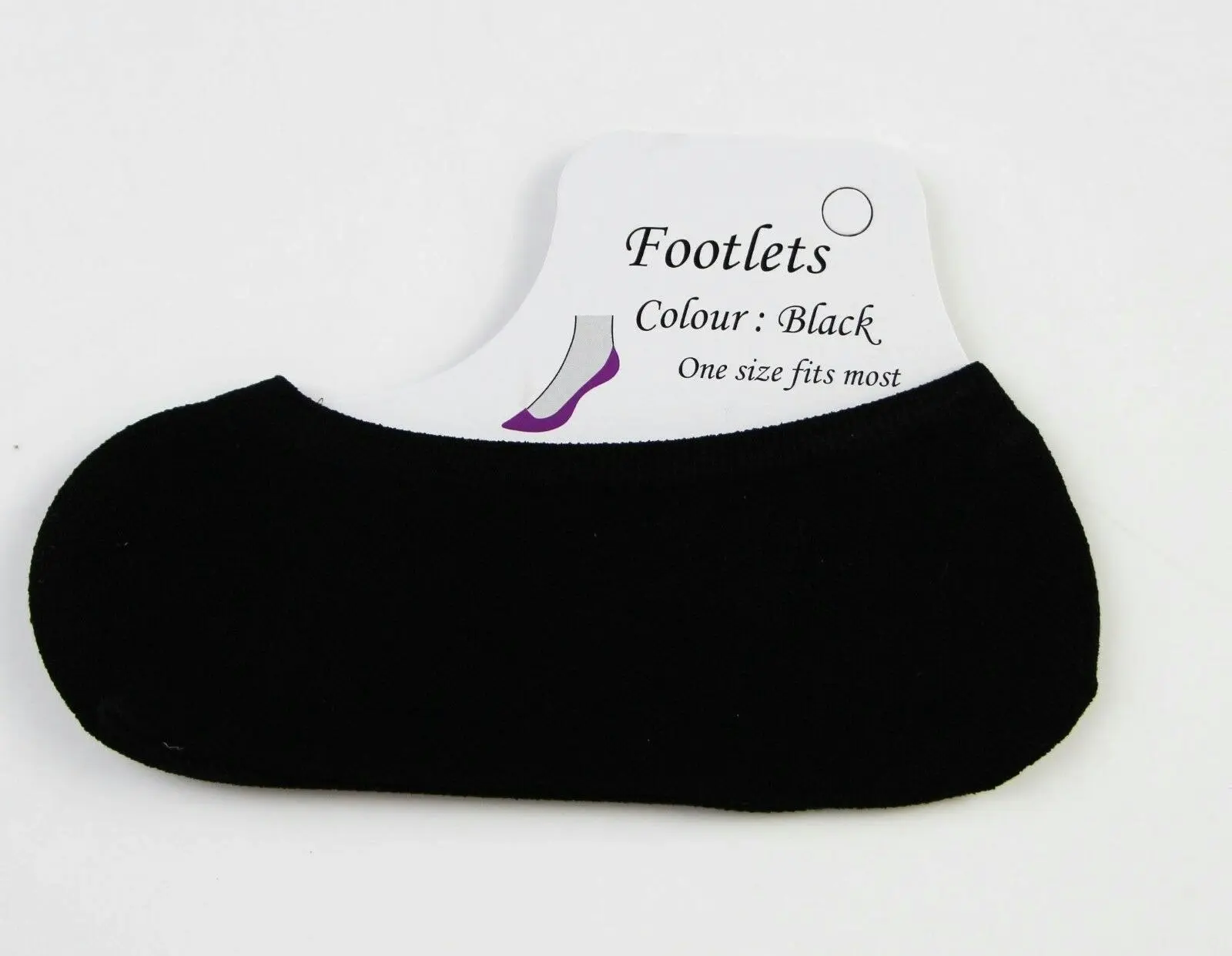 Footlets Nude / Black Womens Footlet Sockettes Sockette Stockings Bulk Socks