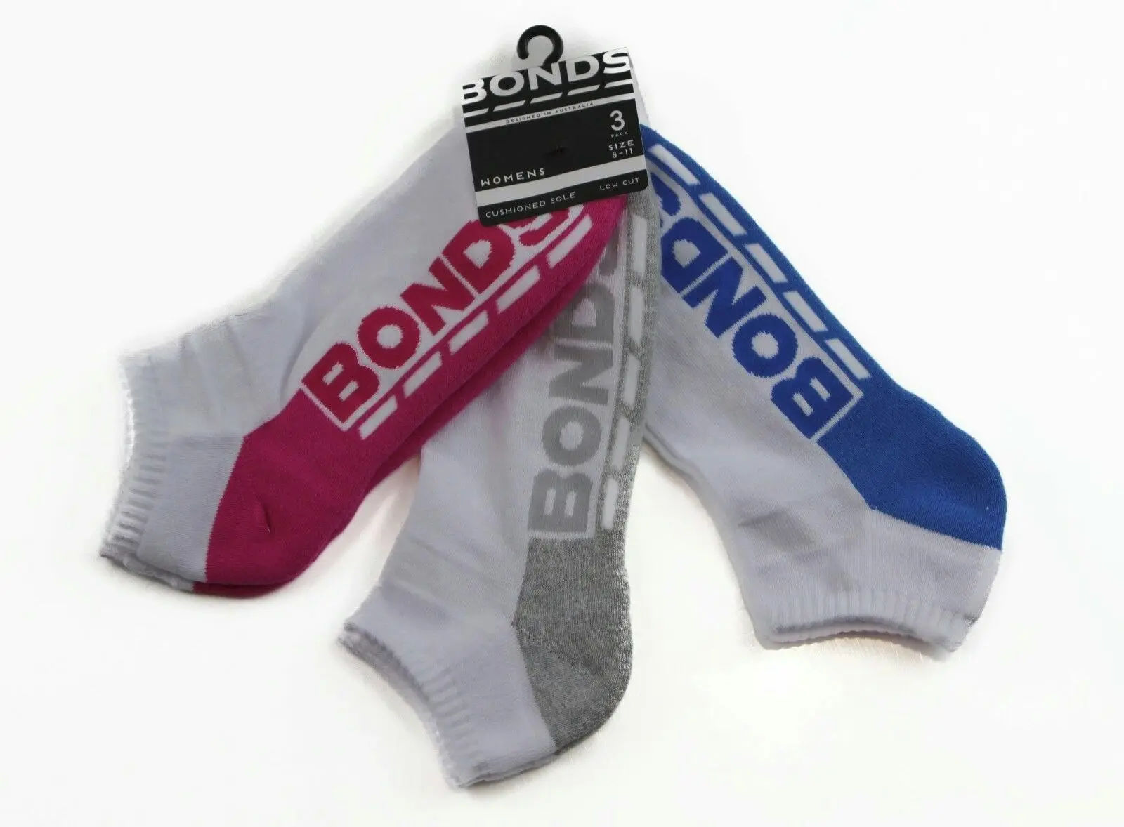 15 Pairs X Womens Bonds Low Cut Ankle Sports Socks - Assorted Colours!