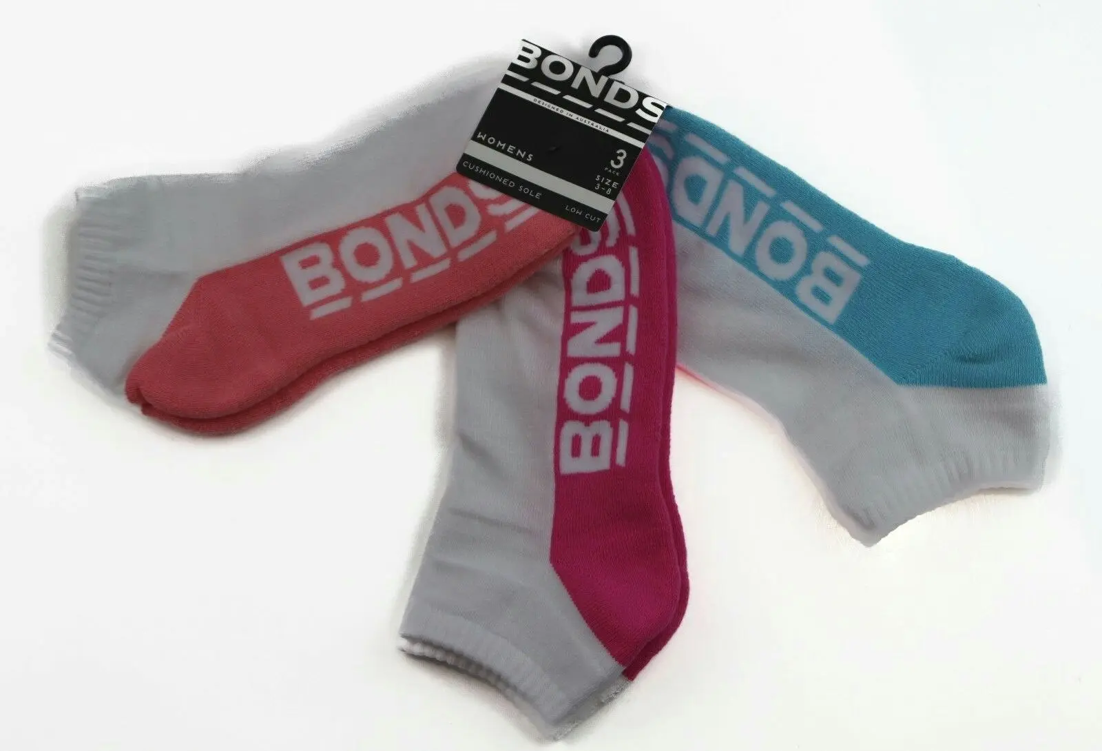 15 Pairs X Womens Bonds Low Cut Ankle Sports Socks - Assorted Colours!