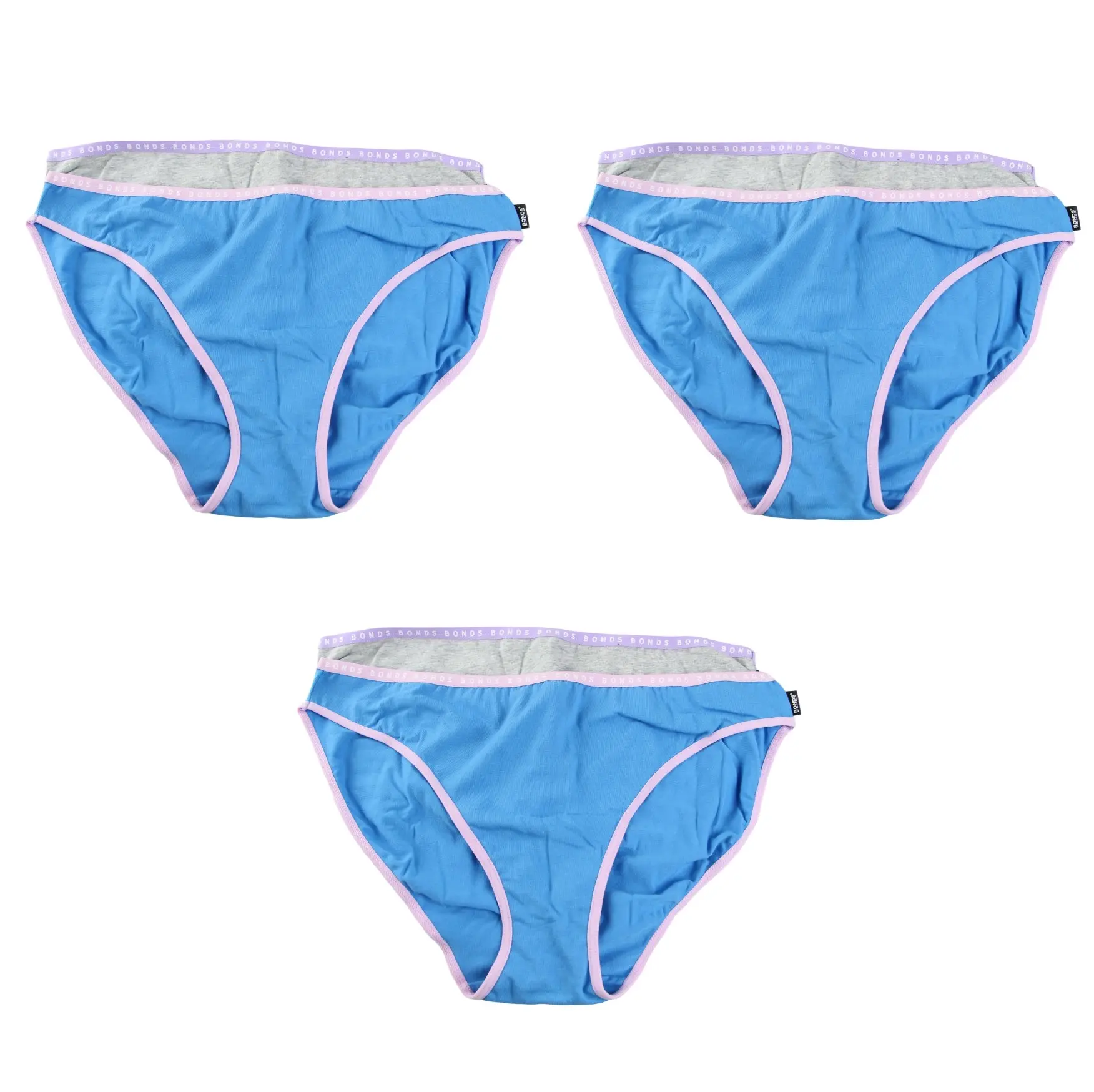 6 Pairs X Bonds Womens Hipster Bikini Underwear