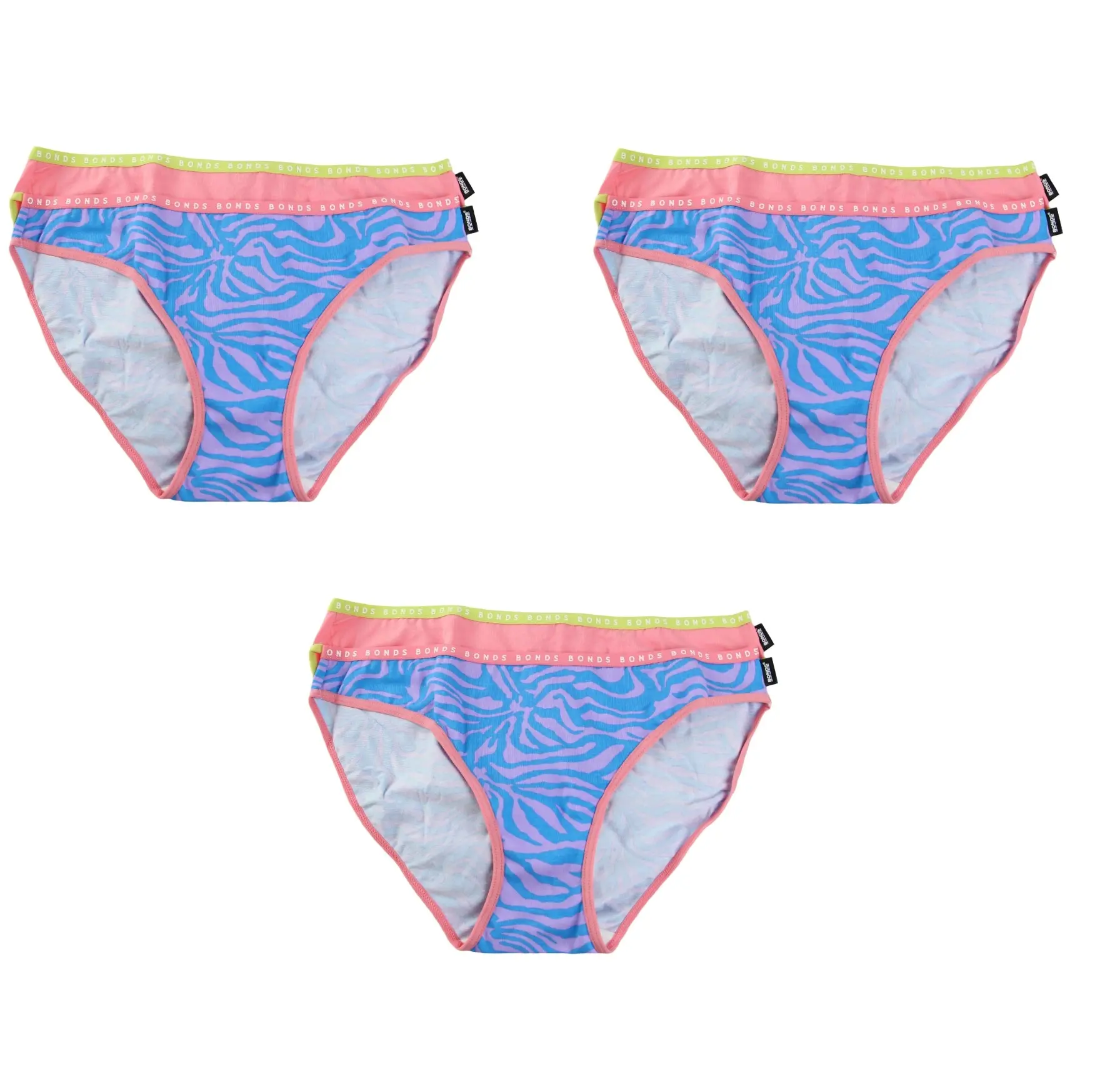 6 Pairs X Bonds Womens Hipster Bikini Underwear