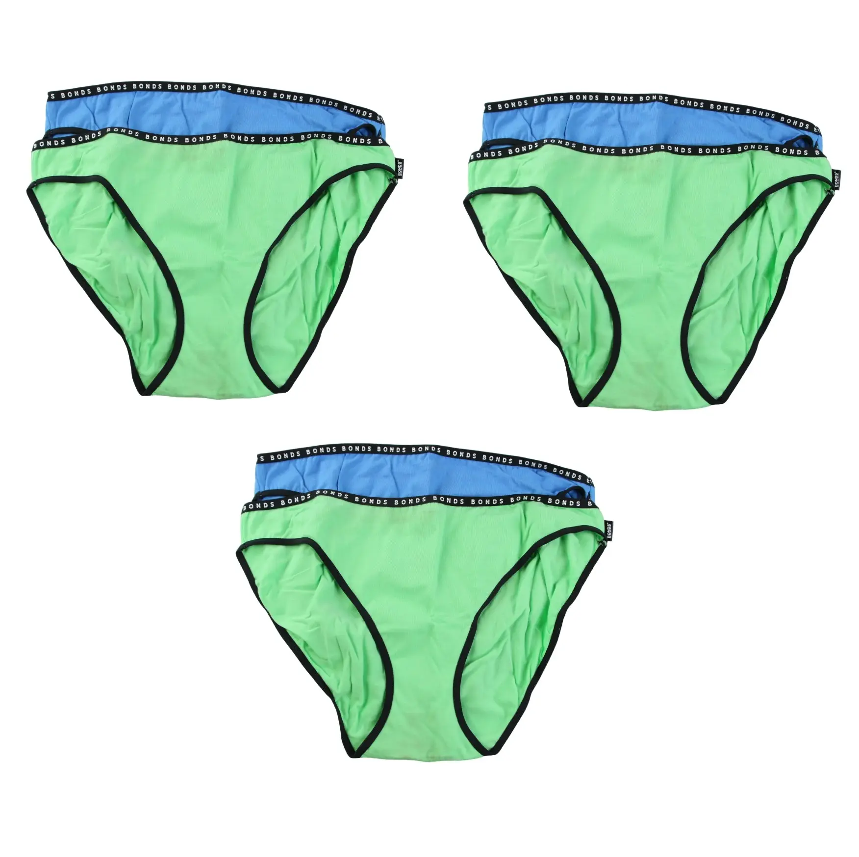 6 Pairs X Bonds Womens Hipster Bikini Underwear