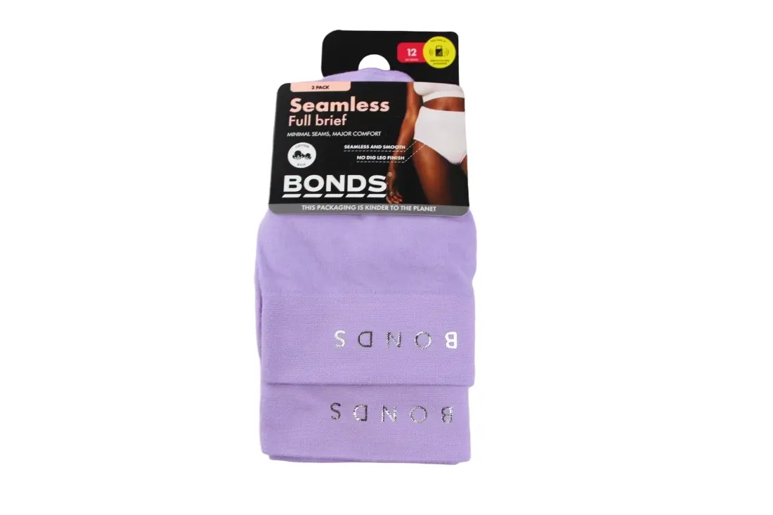 10 Pairs X Bonds Womens Seamless Full Brief Underwear Violet