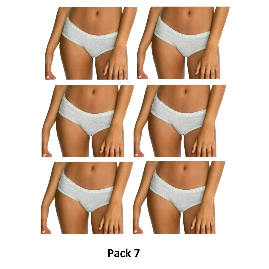 6 x Bonds Womens Hipster Boyleg Briefs Ladies Underwear