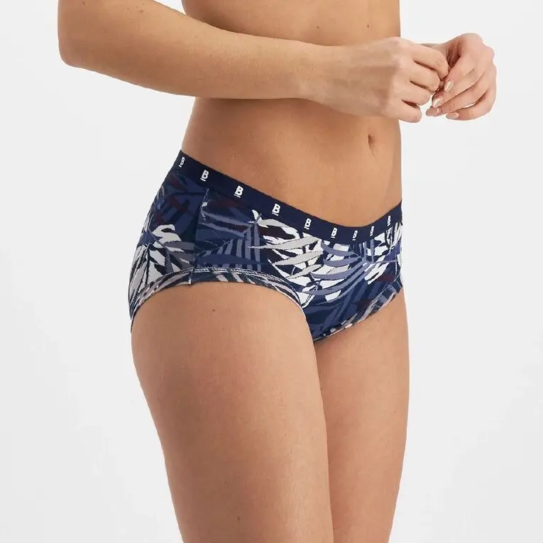 Bonds 8 Pairs Comfy Midi Briefs Womens Underwear Navy / Lilac 30K