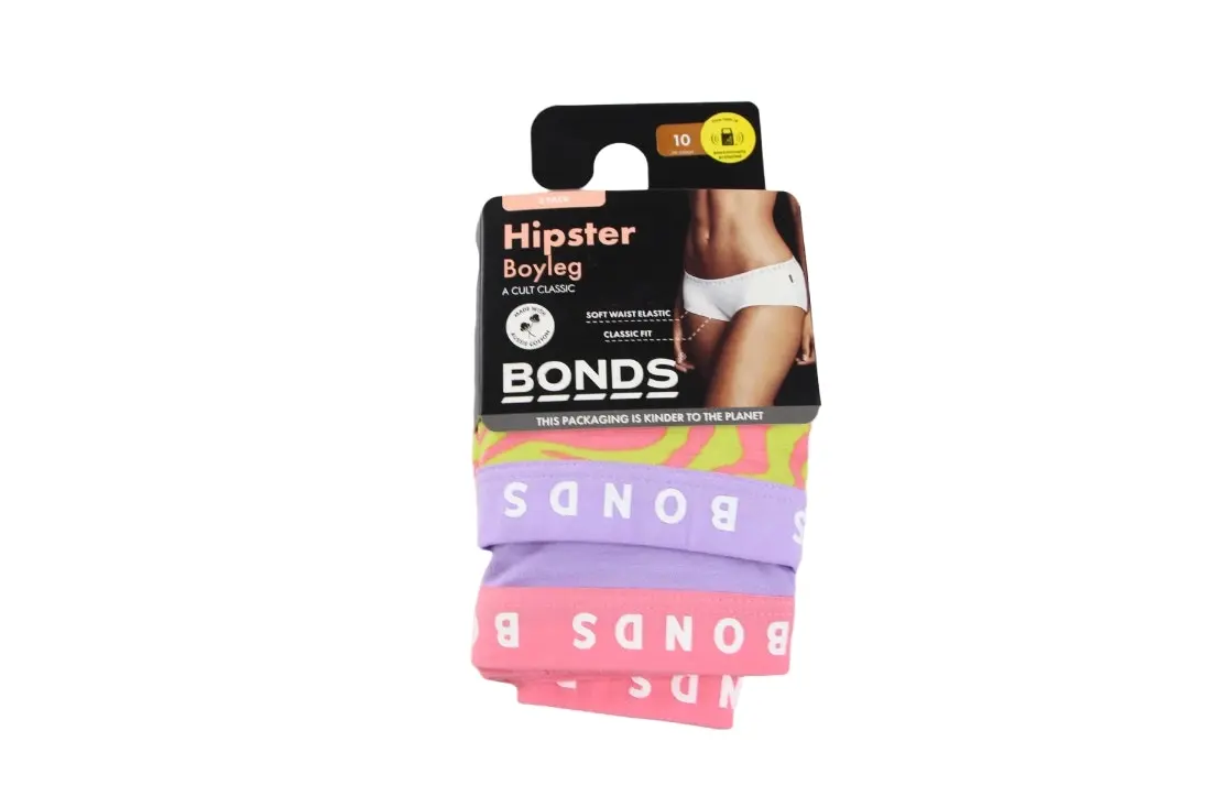 4 Pairs X Bonds Womens Hipster Boyleg Underwear Briefs 49K