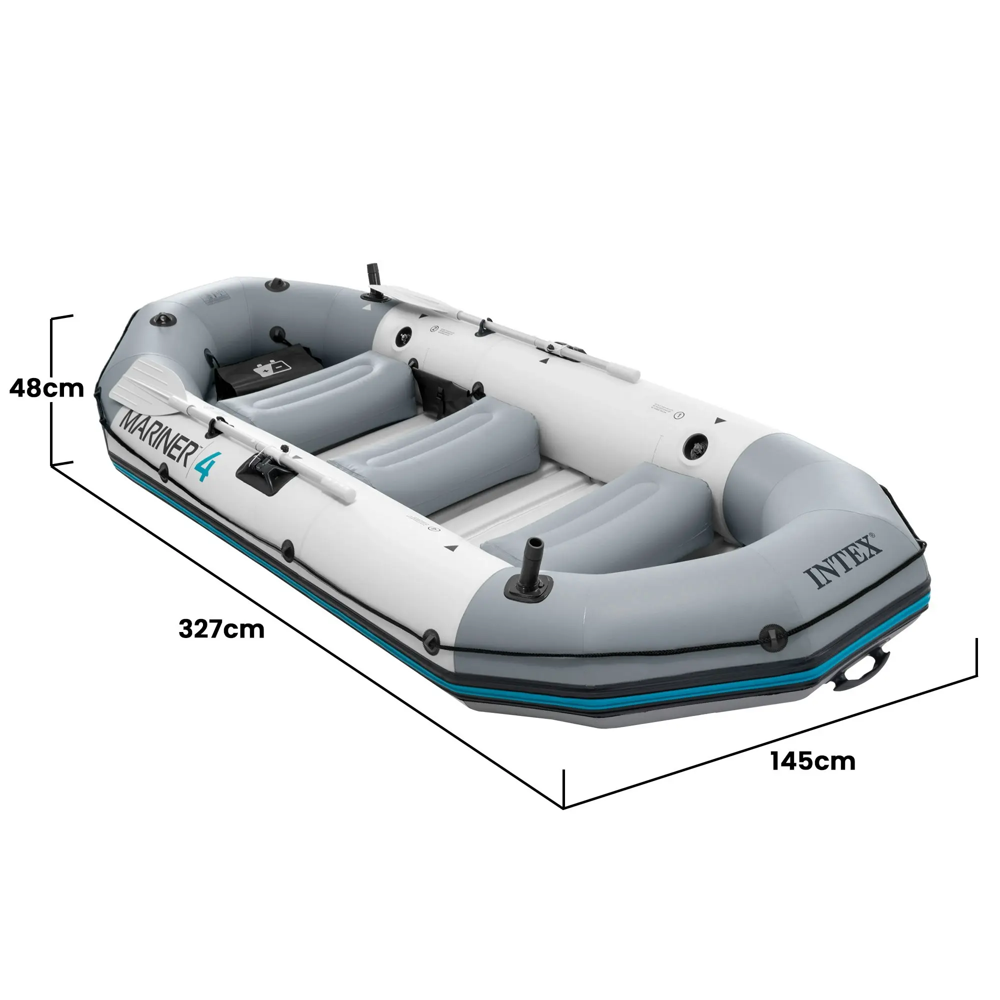 Intex Mariner 4 Inflatable Boat Set - 4 Person