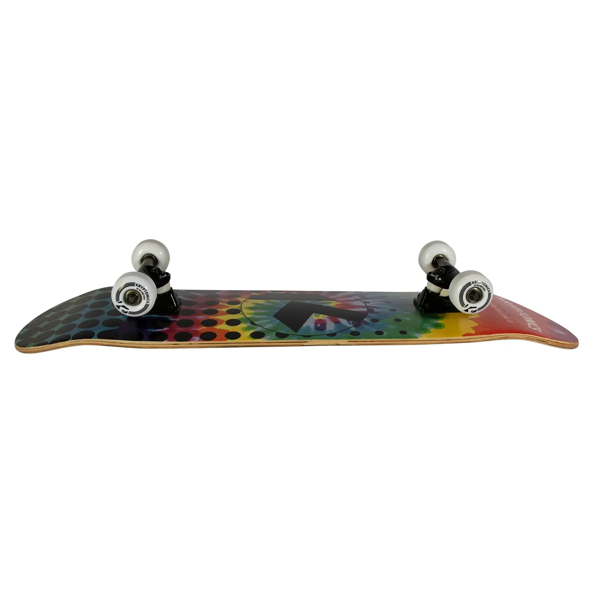 Kryptonics 31-inch Star Series Complete Skateboard Rainbow Dot