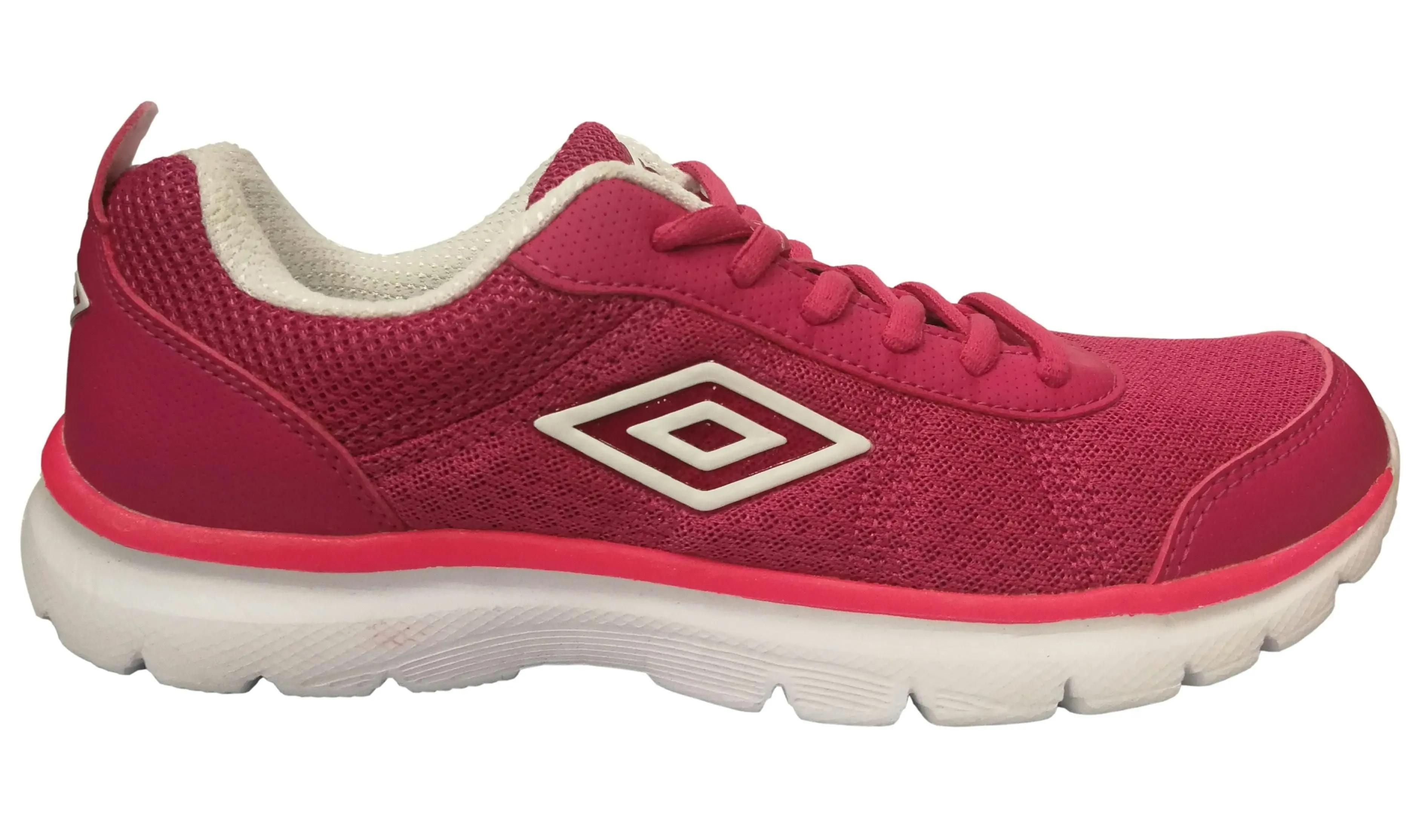 Umbro Salvador Womens Runners Running Shoes Trainers Black Pink