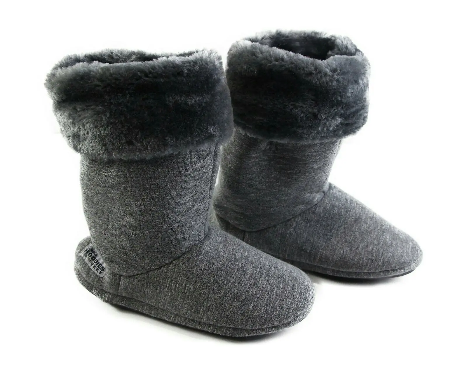 2 Pairs X Womens Grosby Hoodies Boots Plush Fluffy