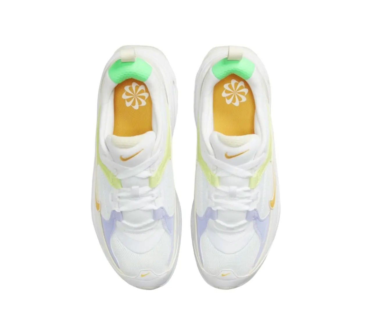 Womens Nike Air Max Bliss Next Nature White/ Lemon Trainers Athletic Shoes