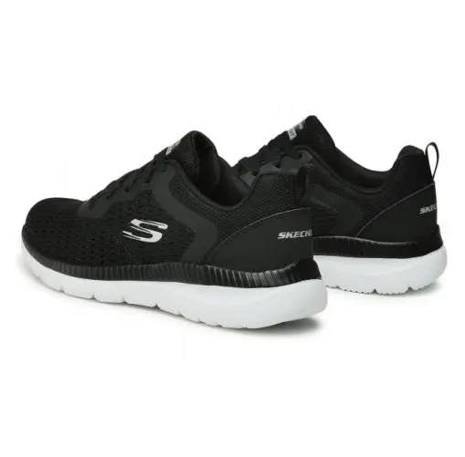 Womens Skechers Bountiful Quickpath Black/White Running Sport Shoes