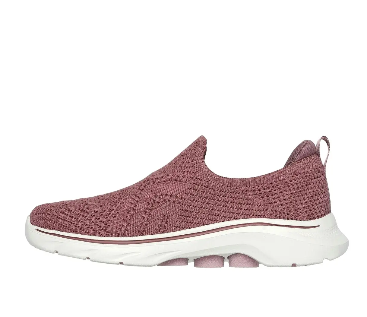 Womens Skechers Go Walk 7- Amina Mauve Walking Shoes