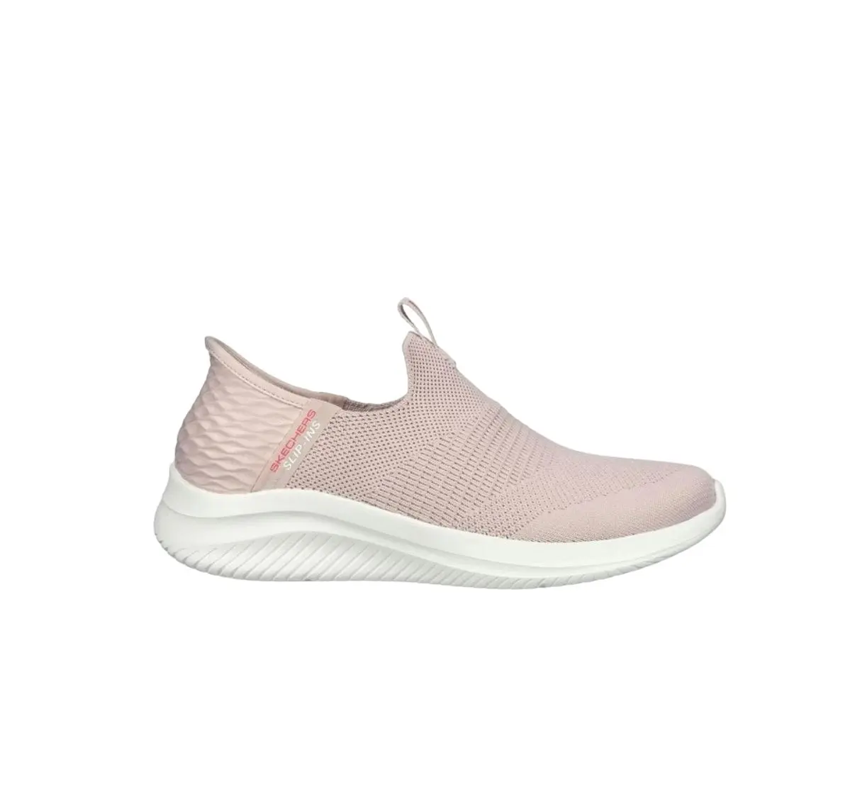 Womens Skechers Slip-Ins Ultra Flex 3.0 Cozy Streak Rose Athletic Shoes