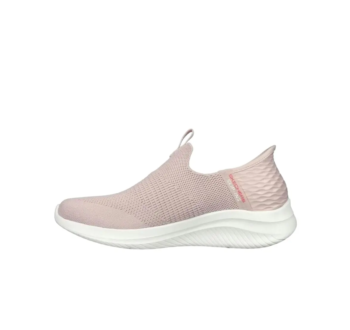 Womens Skechers Slip-Ins Ultra Flex 3.0 Cozy Streak Rose Athletic Shoes