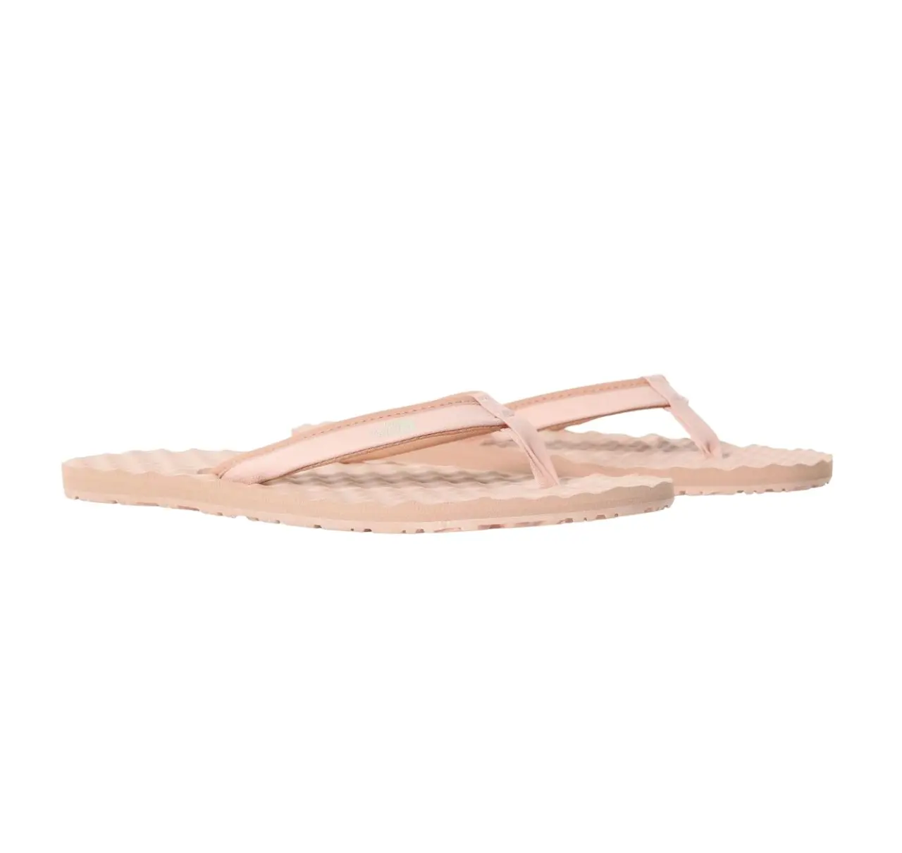 Women The North Face Base Camp Mini Ii Flip-Flops Crème Pink Thongs