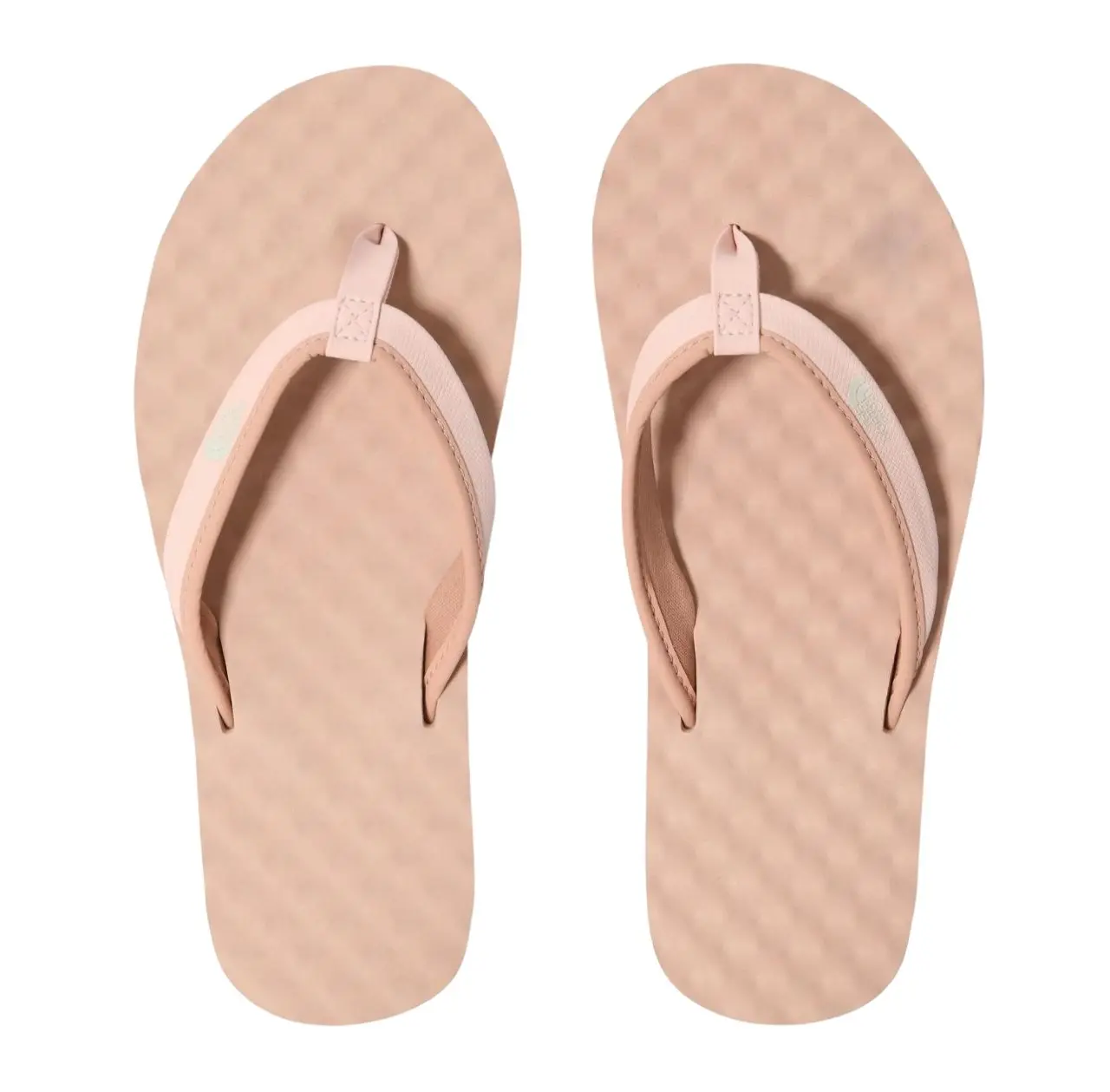 Women The North Face Base Camp Mini Ii Flip-Flops Crème Pink Thongs