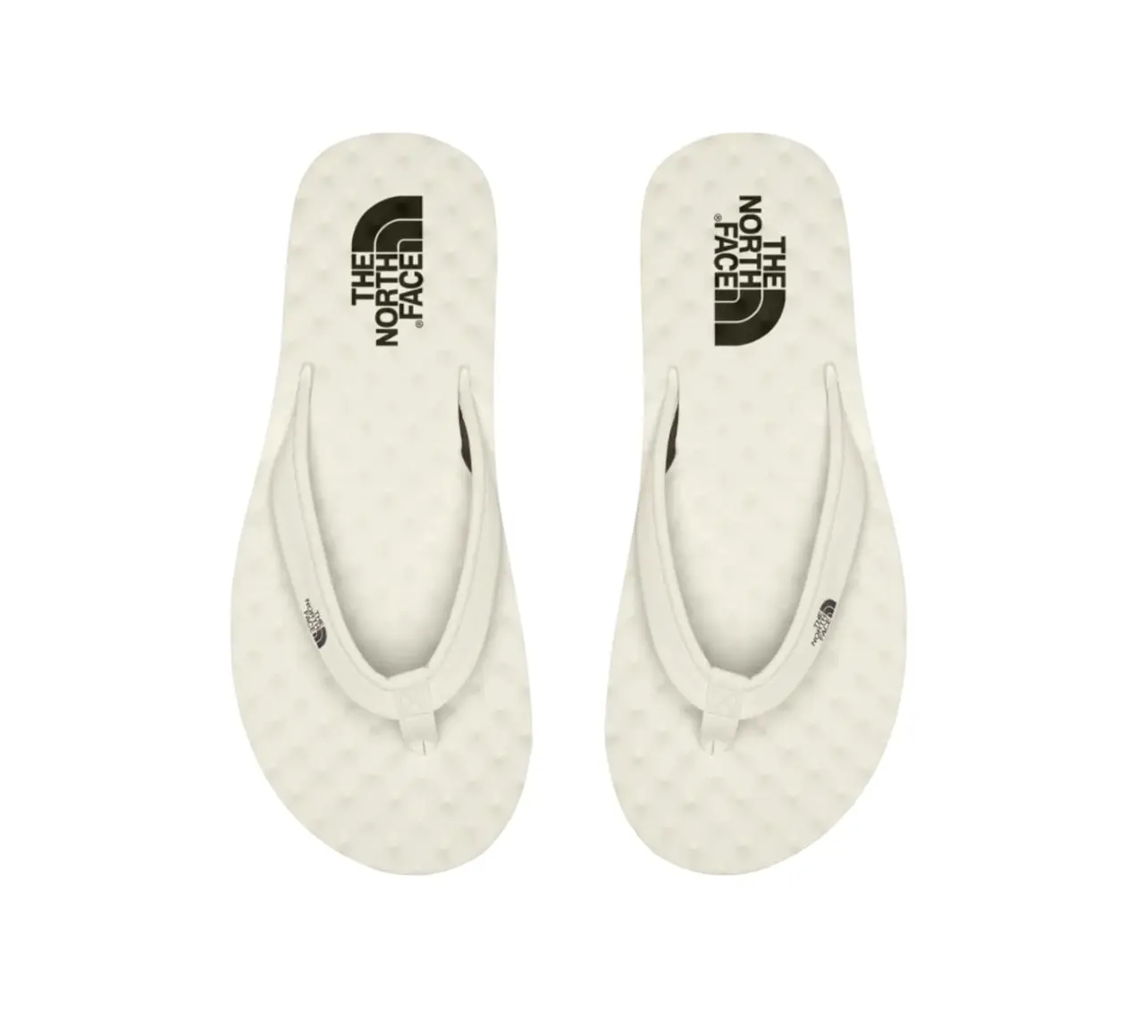 Women The North Face Base Camp Mini Ii Flip-Flops White Thongs