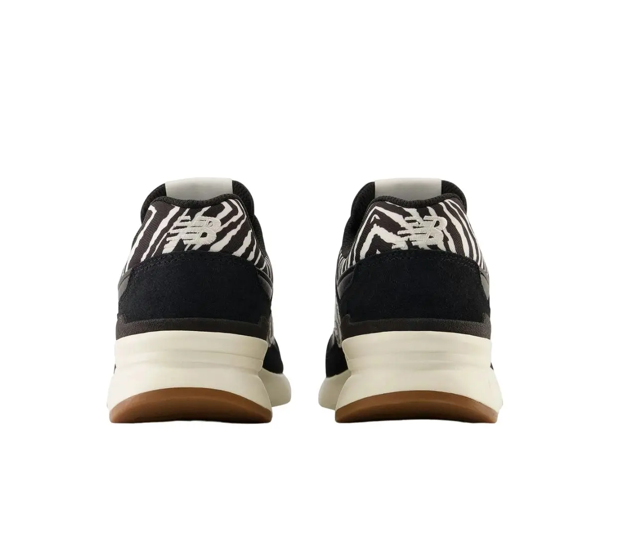 Womens New Balance 997 Black Animal Print Athletic Casual Shoes