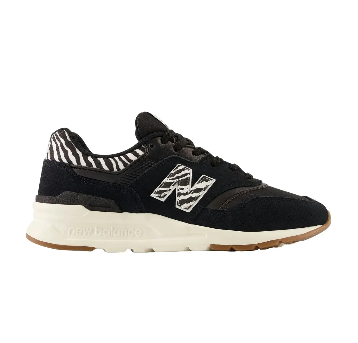 Womens New Balance 997 Black Animal Print Athletic Casual Shoes