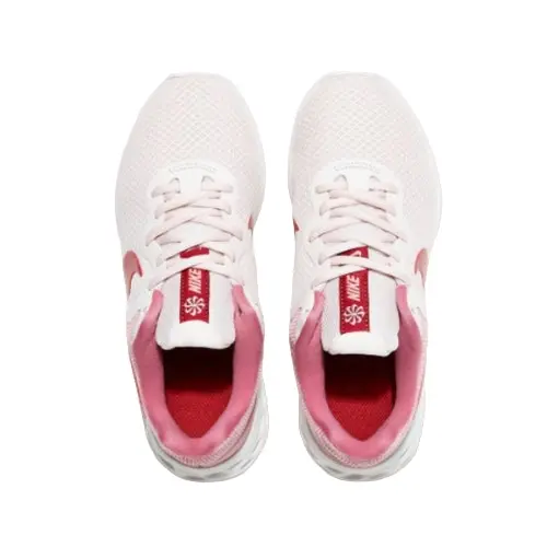 Womens Nike Revolution 6 Next Nature Pink/ Red Athletic Running Shoes