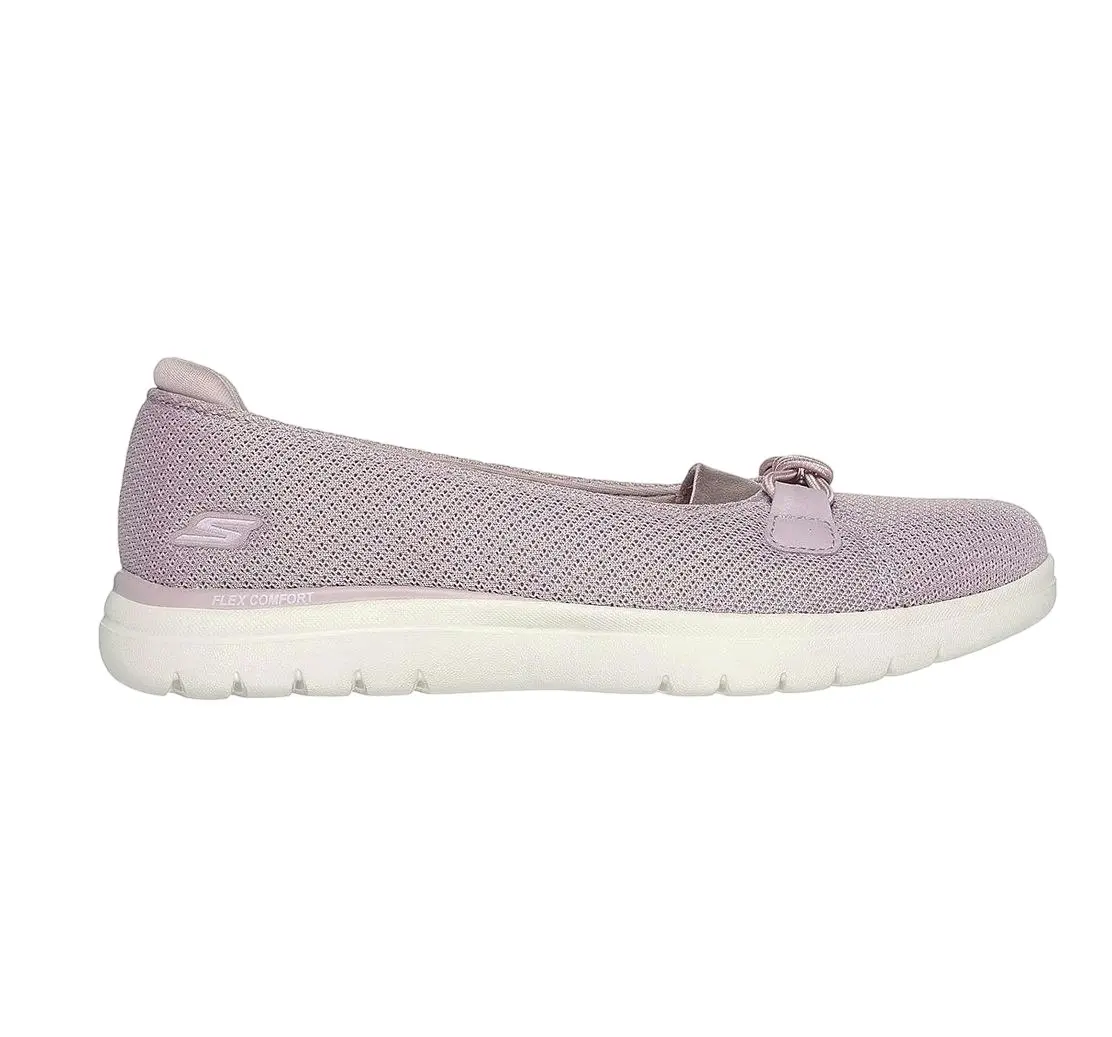 Womens Skechers On The Go Flex Peony Lavender Walking Shoes