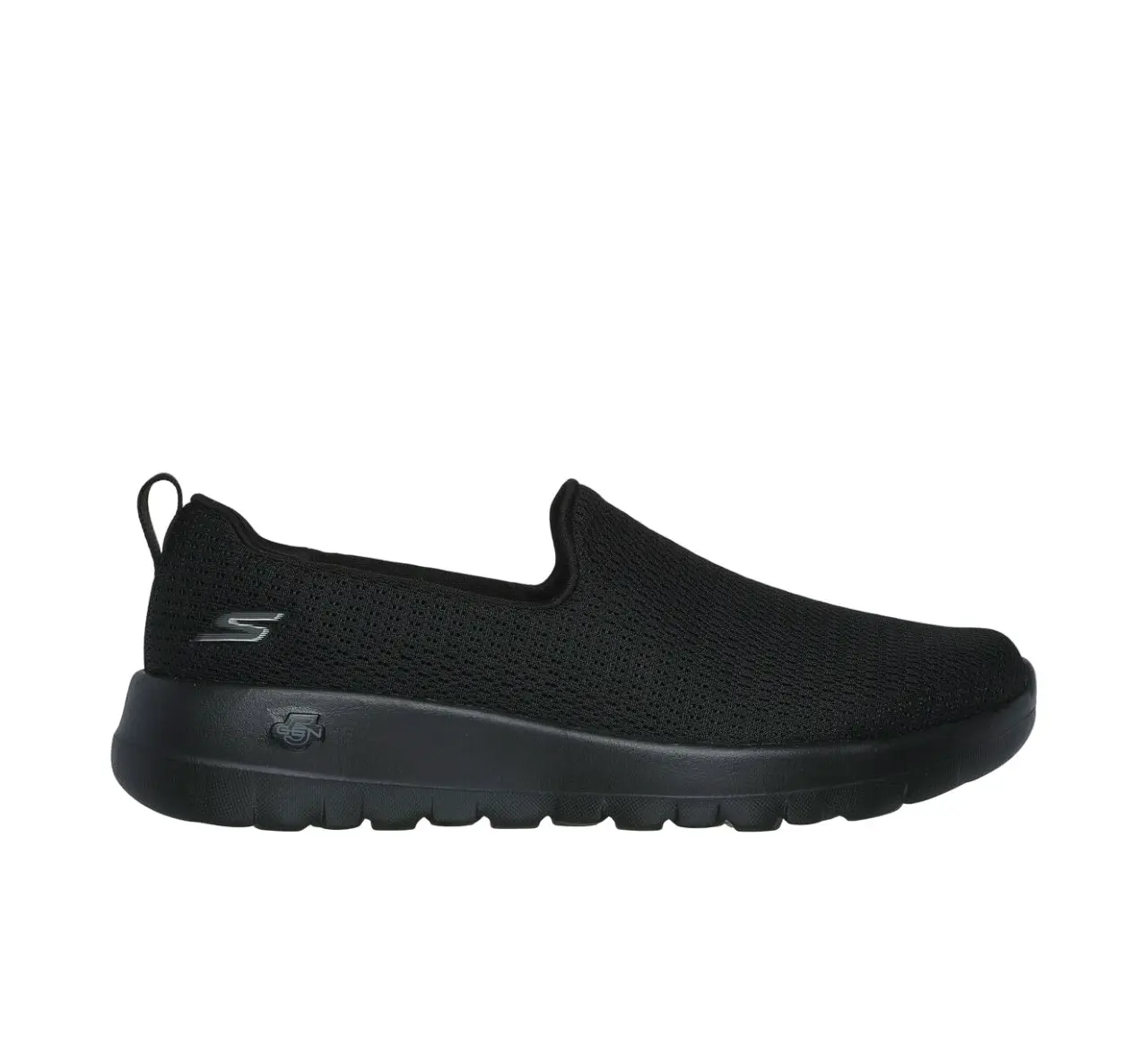 Womens Skechers Go Walk Joy - Aurora Wide Black/Black Slip On Sneaker Shoes