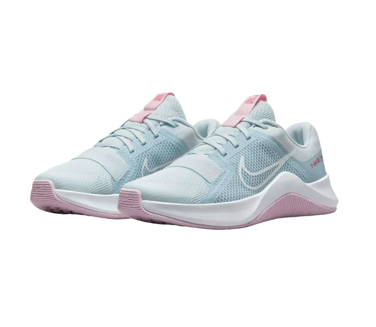 Womens Nike Mc Trainer 2 Grey/ Pink Athletic Workout Shoes