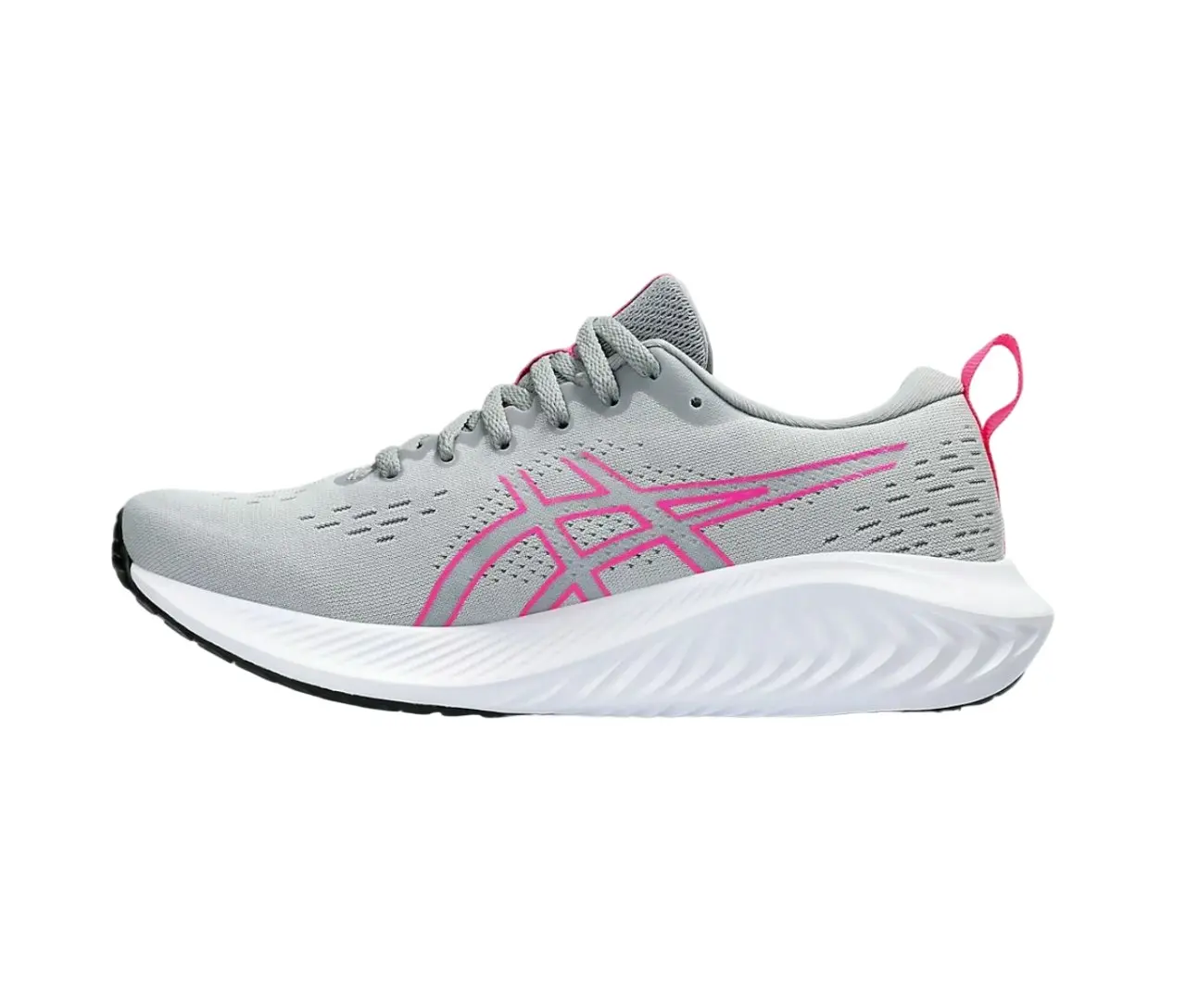 Womens Asics Gel-Excite 10 Piedmont Grey/ Hot Pink Athletic Running Shoes