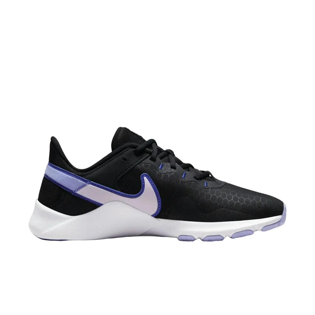 Womens Nike Legend Essential 2 Black/Lapis/Light Thistle/Doll Workout Shoes