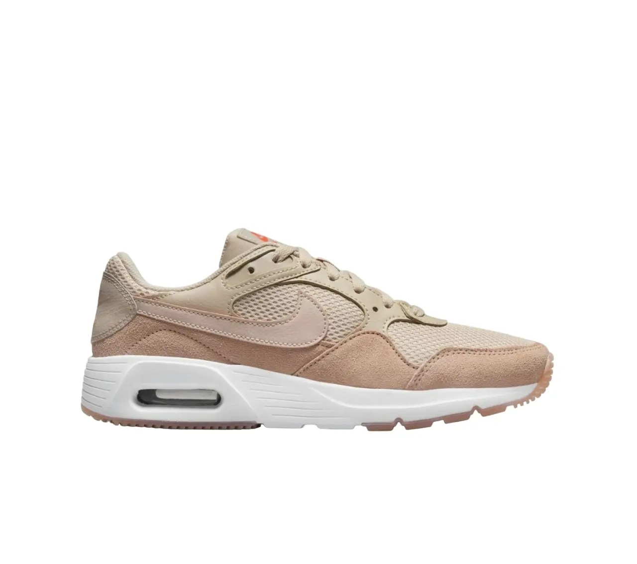 Womens Nike Air Max Sc Fossil Stone/ Pink Oxford Athletic Shoes