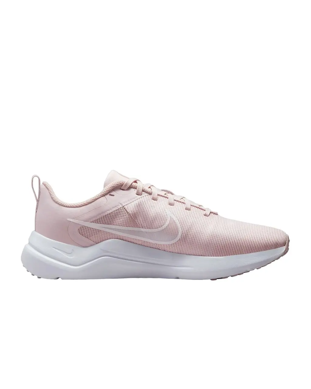 Womens Nike Downshifter 12 Barely Rose Pink/ White Athletic Running Shoes