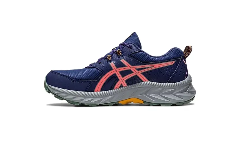 Womens Asics Gel-Venture 9 Indigo Blue/Papaya Athletic Running Shoes