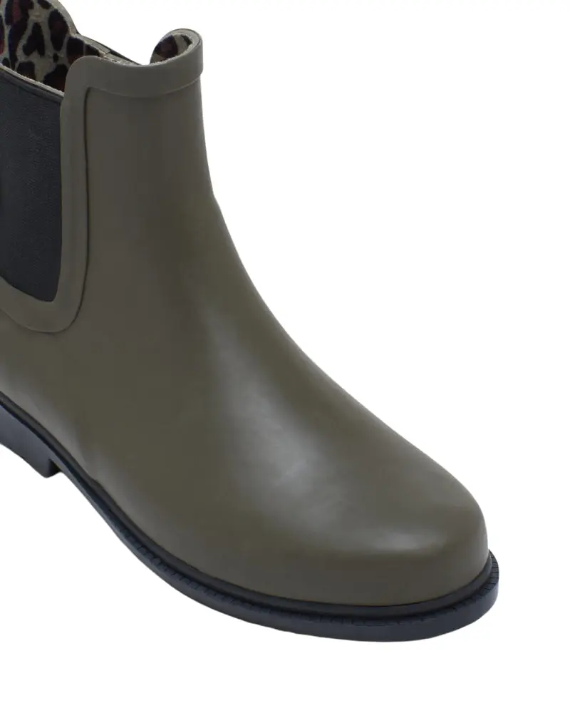 Womens Hush Puppies Muddy Shoes Dark Olive Dress Formal Work Everyday Boots