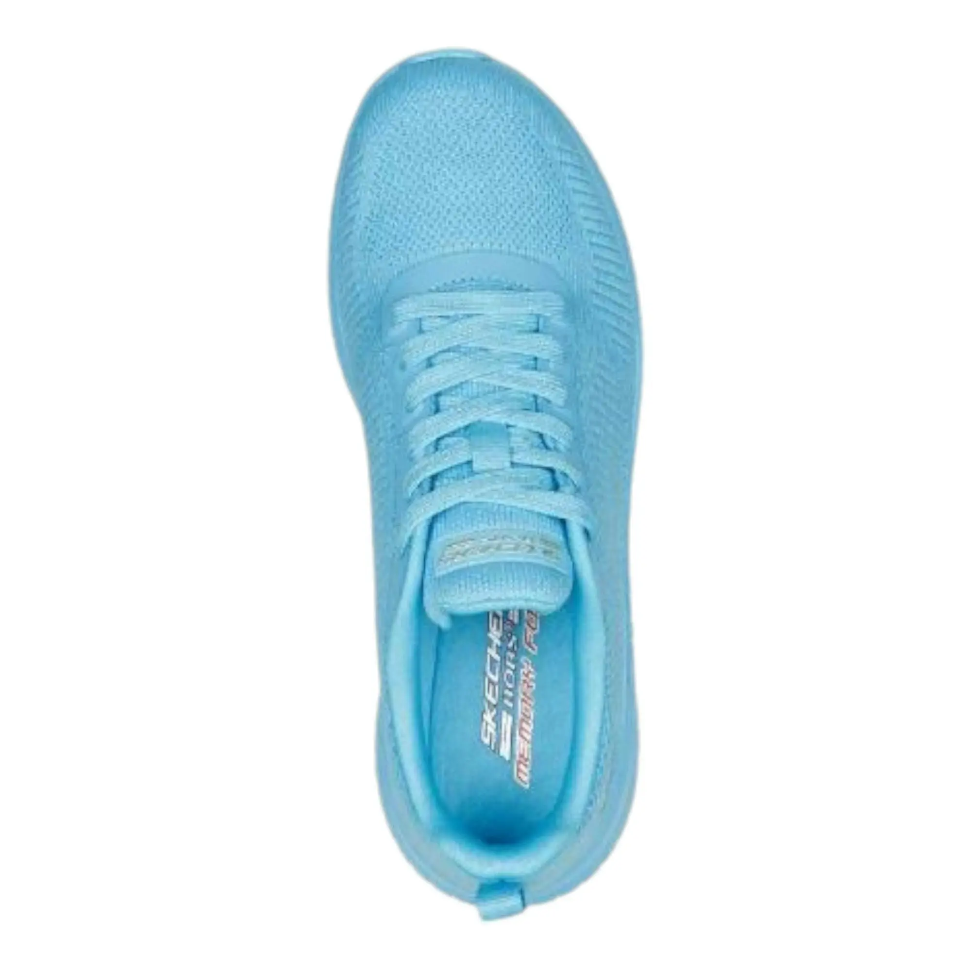 Womens Skechers Bobs Sport Squad Chaos - Cool Rythms Aqua Sneaker Shoes