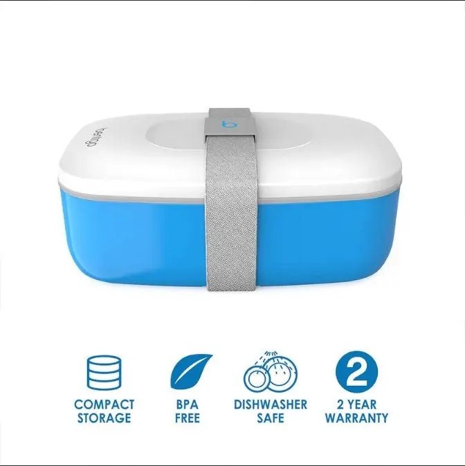 3 x Bentgo All-In-One Lunch Box Container Storage Blue