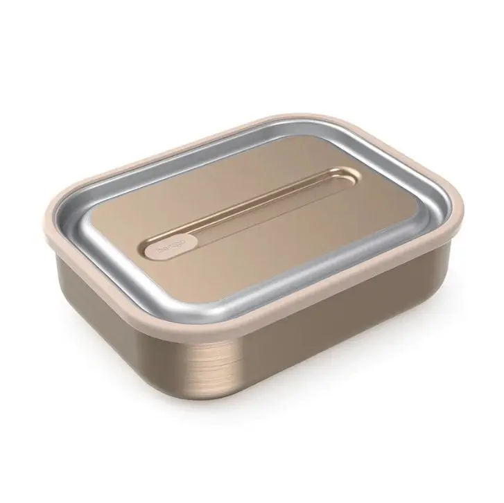 2 x Bentgo Stainless Steel Lunch Box Container Storage Gold