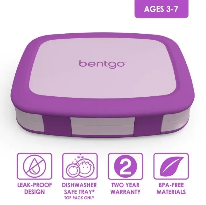 Bentgo Kids Lunch Box Container Storage Purple