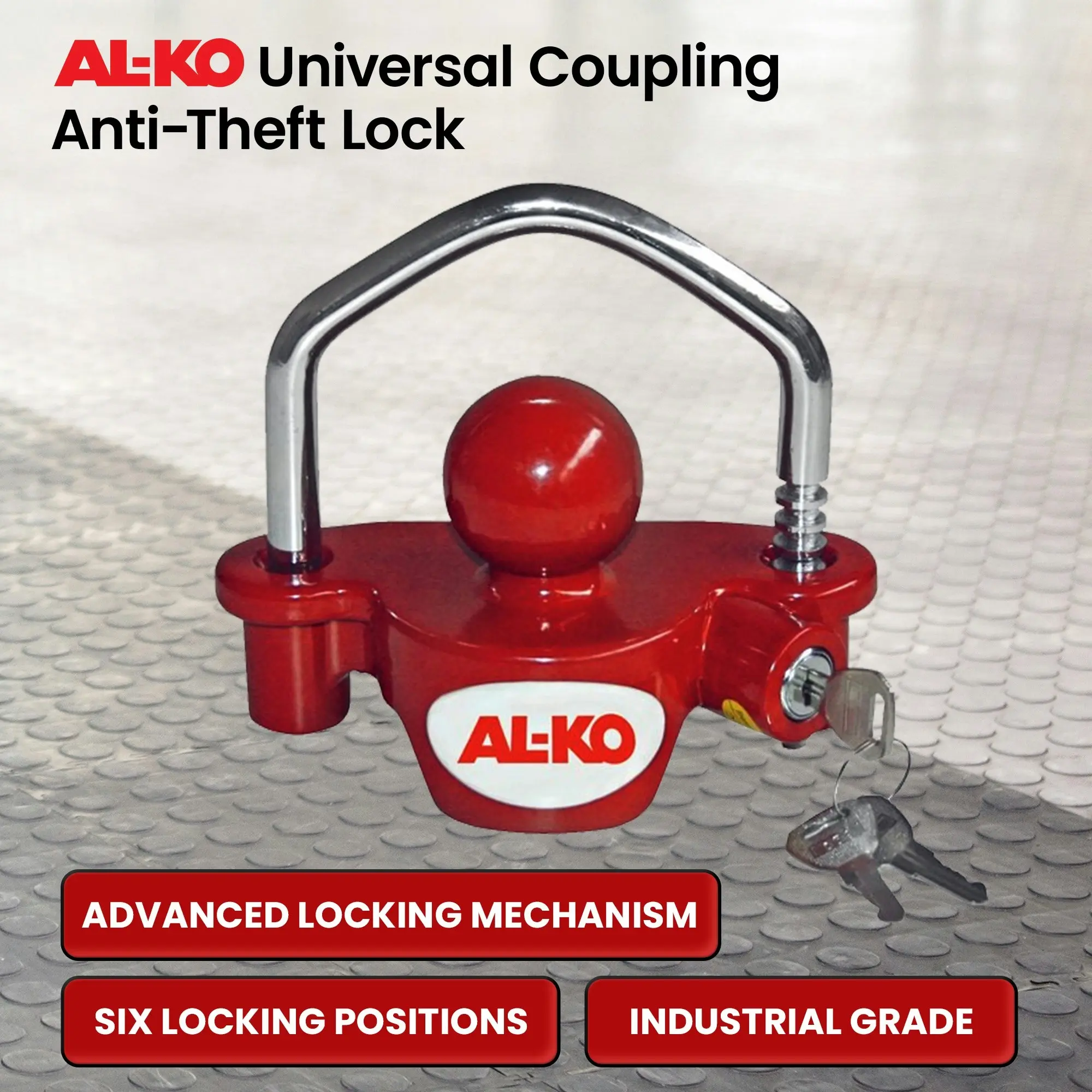 AL-KO 616950 Anti-Theft Universal Coupling Lock