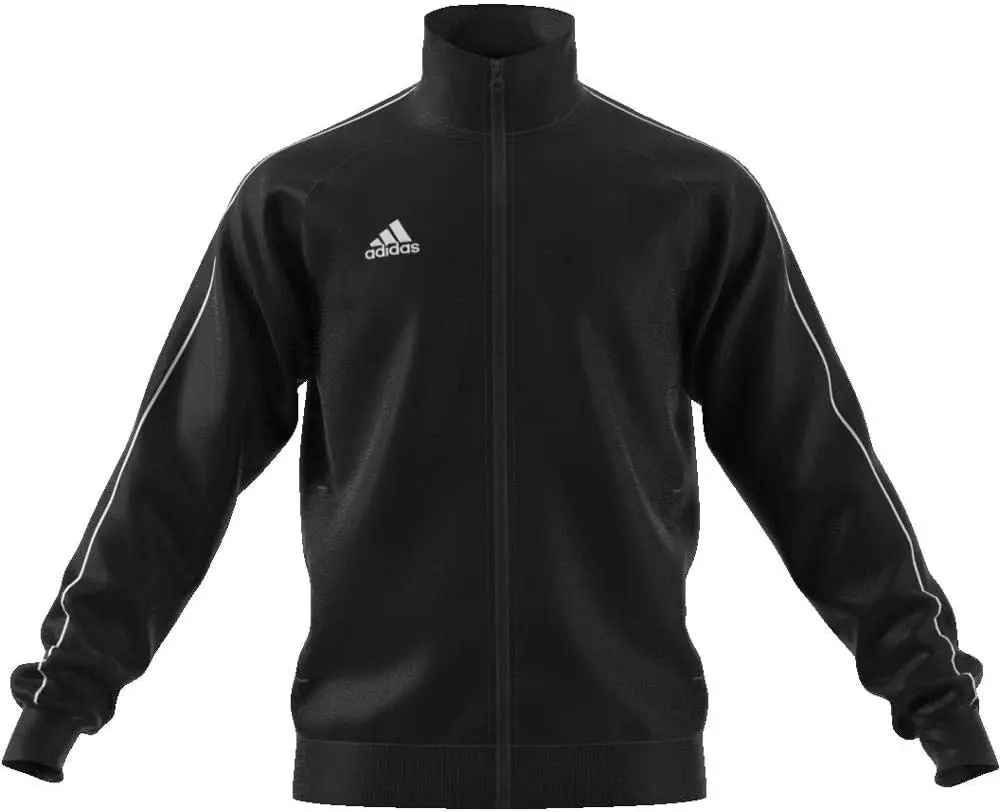 5 x Mens Adidas Core 18 Pes Zip Up Jacket Athletic Training Black/White