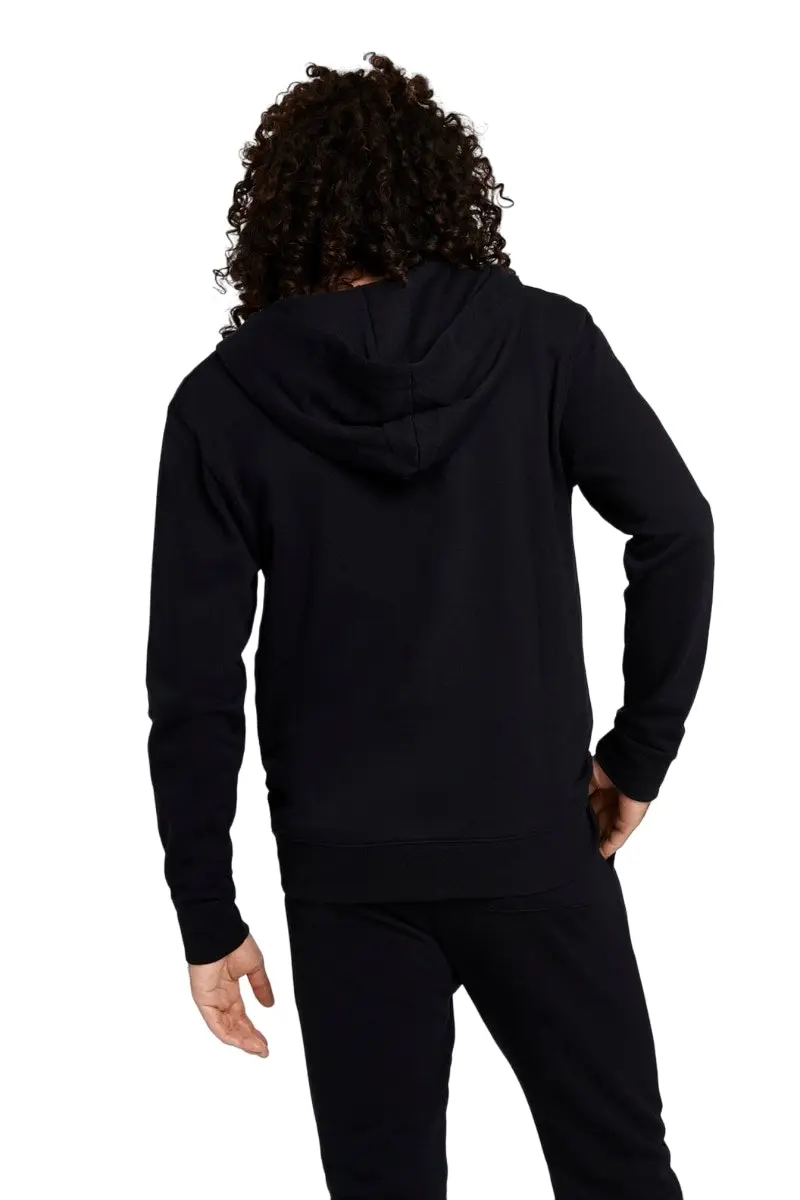 5 x Bonds Mens Essential Hoodie Pullover Zip Up Jumper Black