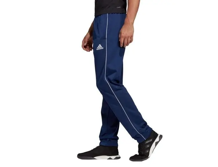 4 x Mens Adidas Core 18 Pes Trackie Pant Training Bottoms Dark Blue/White