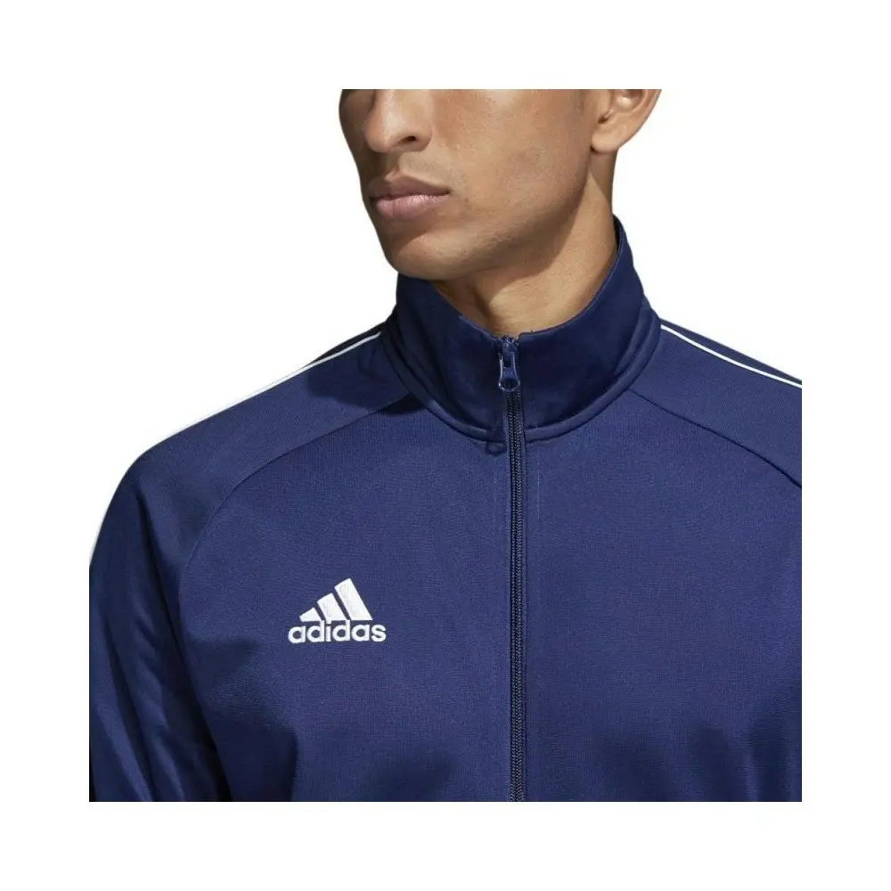 2 x Mens Adidas Core 18 Pes Zip Up Jacket Athletic Training Dark Blue/White