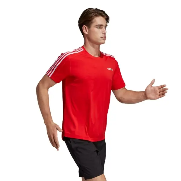 4 x Adidas Mens D2d 3-Stripes Training Active Tee T-Shirt