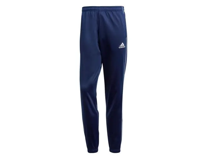 2 x Mens Adidas Core 18 Pes Trackie Pant Training Bottoms Dark Blue/White