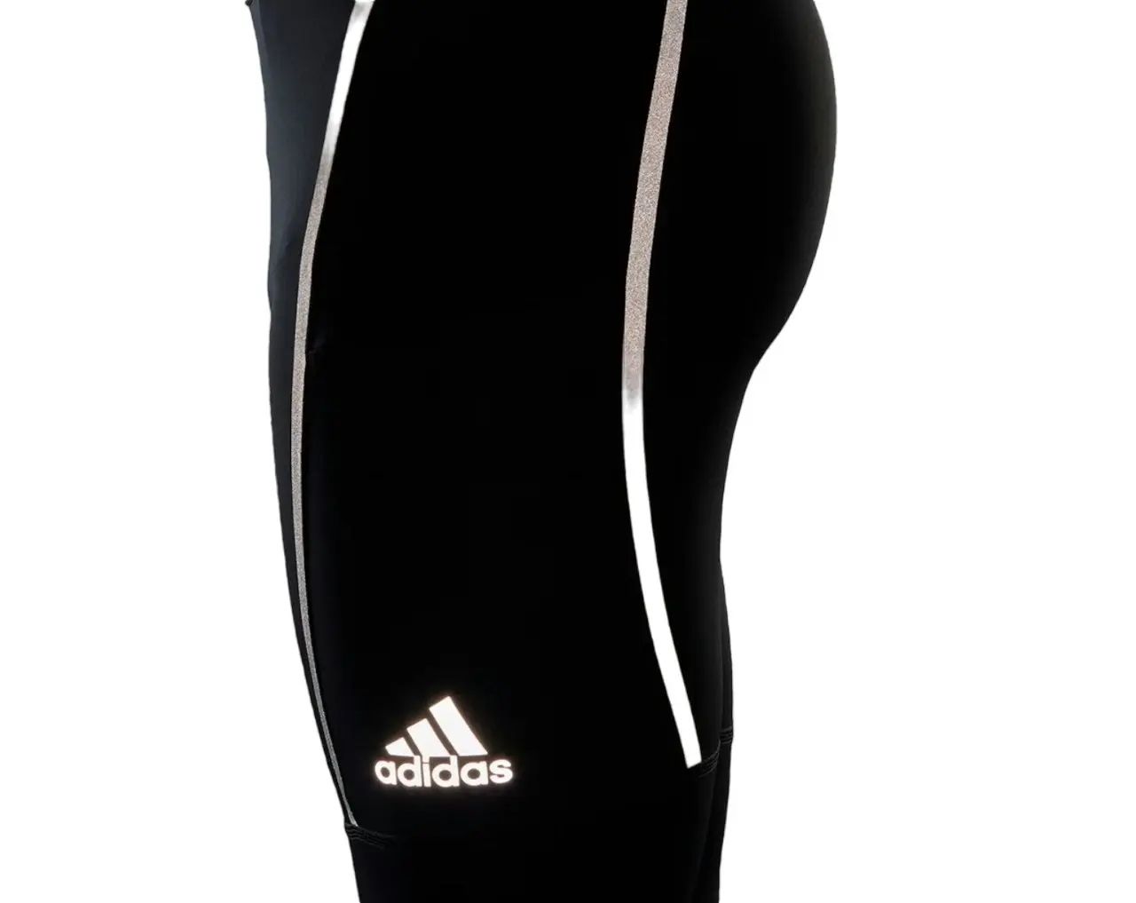 Adidas Mens Men Tight Saturday Black Running Activewear Pants