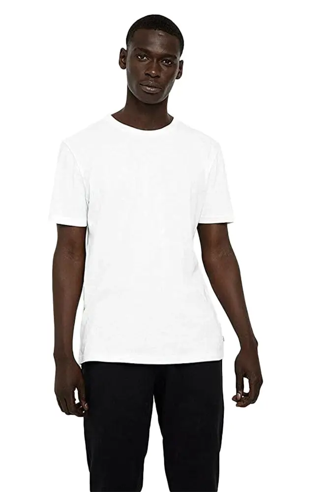 Bonds Mens Basic Crew Tee Black White Grey Tshirt T Shirt Top Short Sleeve