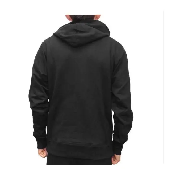 Mens Champion Black Powerblend Fleece Hoodie