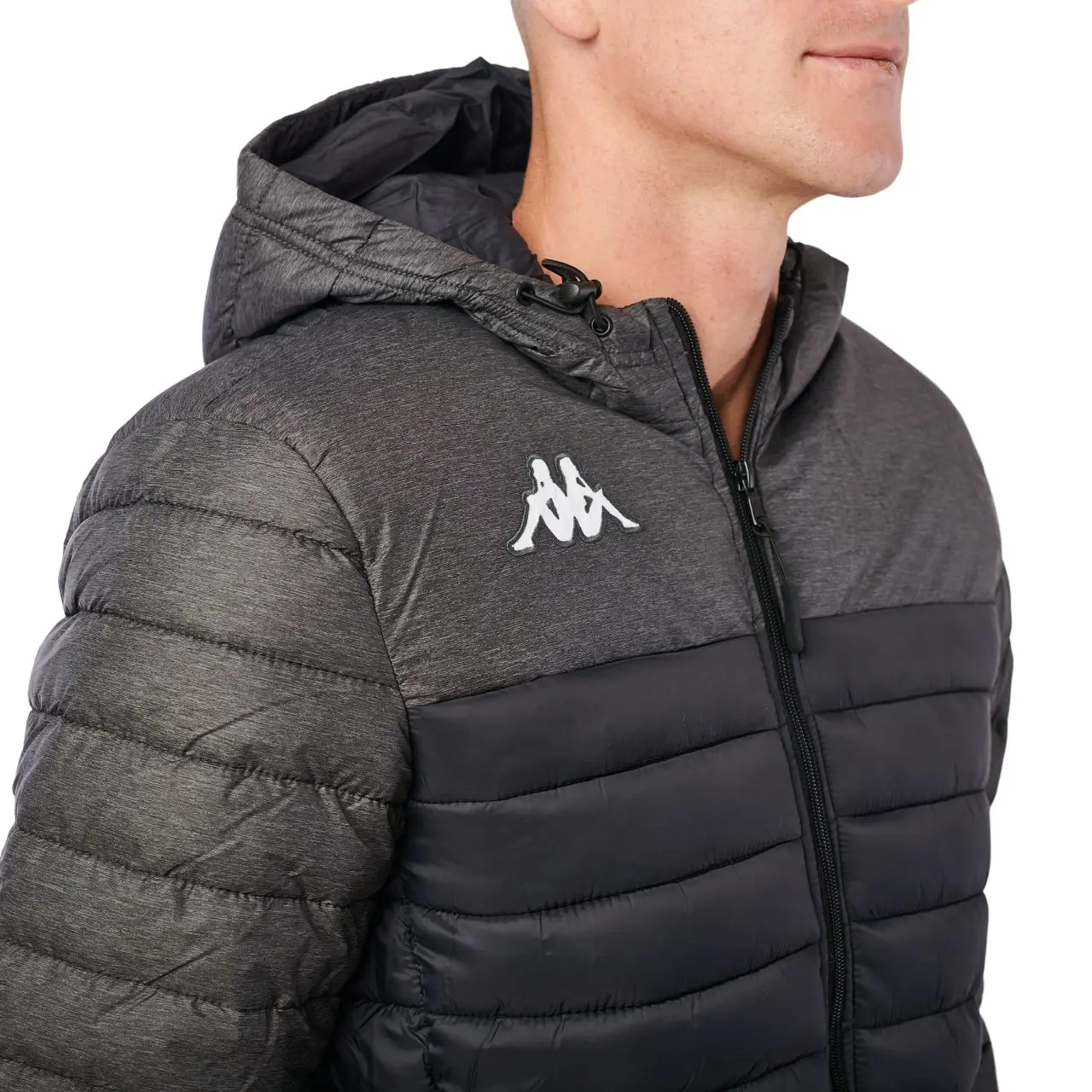 Kappa Mens Training Lamezio Black/ Grey Peformance Jacket