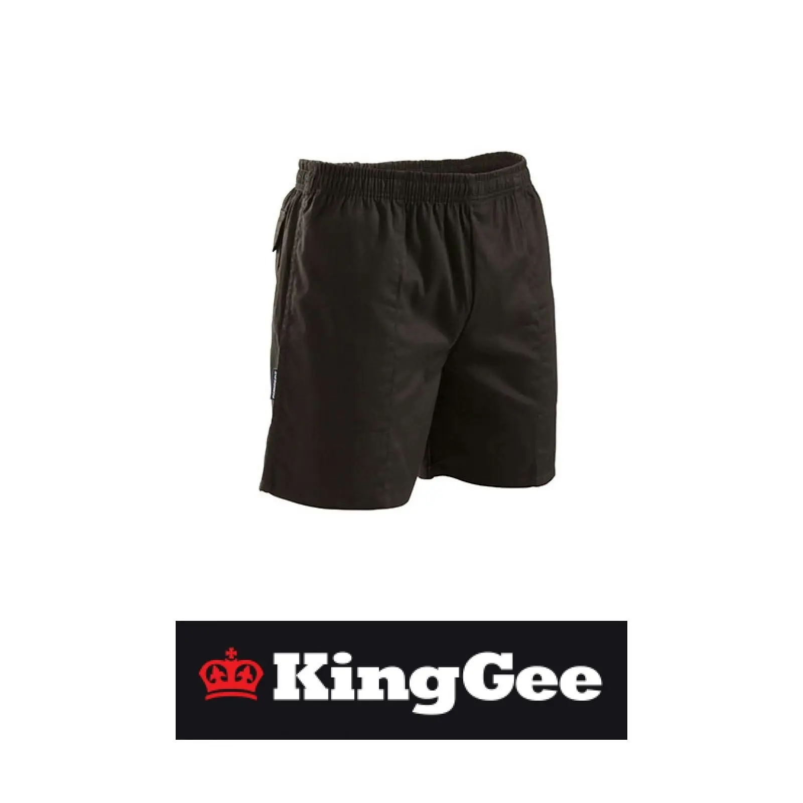 Mens Kinggee Ruggers - Long Leg Shorts Short Black